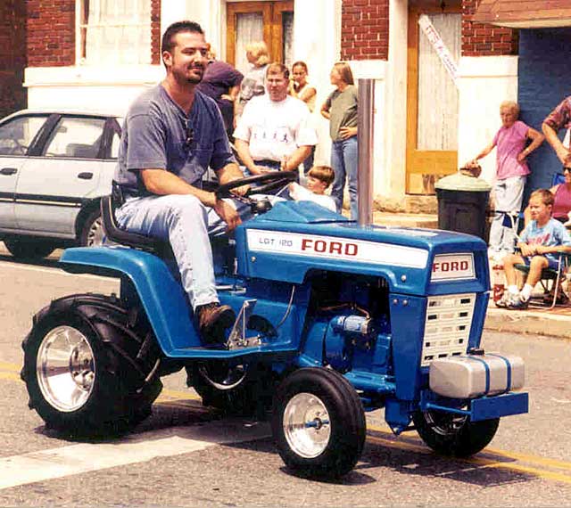 Ford garden tractors 120 #6